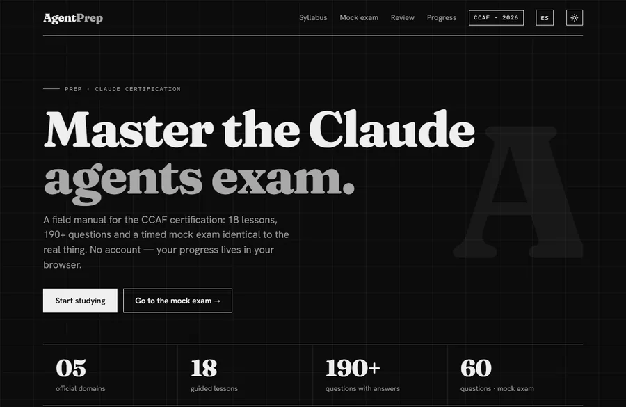 AgentPrep — home